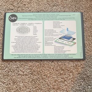 Sizzix Chrome Precision Base Plate